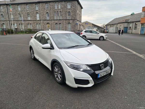 Honda Civic Hatchback, Petrol, 2015, White