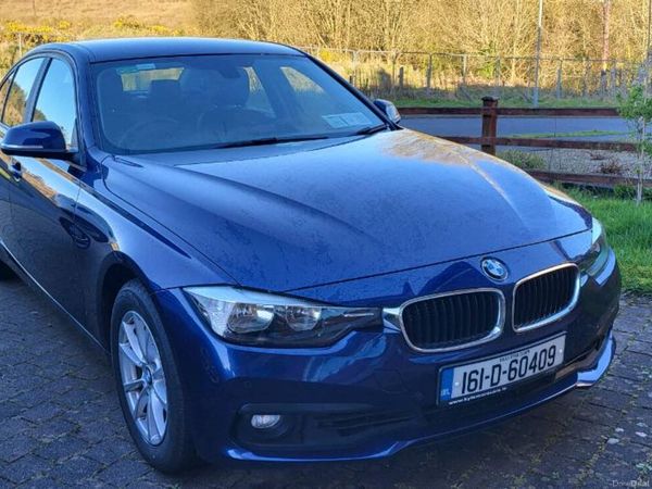 BMW 3-Series Saloon, Petrol Plug-in Hybrid, 2016, Blue