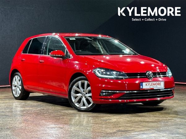 Volkswagen Golf Hatchback, Petrol, 2018, Red