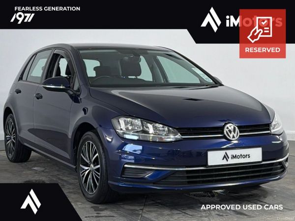 Volkswagen Golf Hatchback, Diesel, 2017, Blue