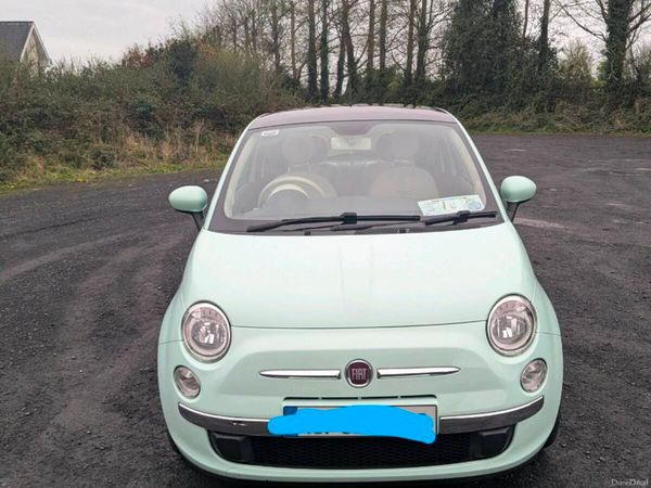 Fiat 500 Hatchback, Petrol, 2015, Green