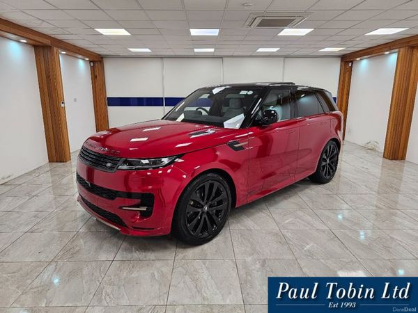 Land Rover Range Rover Sport SUV, Petrol Plug-in Hybrid, 2024, Red