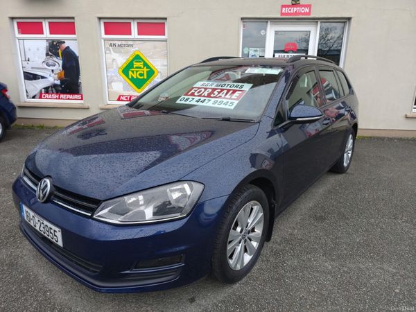 Volkswagen Golf Estate, Diesel, 2016, Blue
