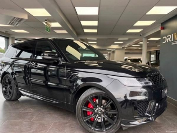Land Rover Range Rover Sport SUV, Petrol Hybrid, 2021, Black