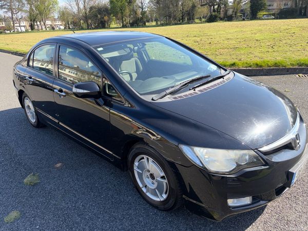 Honda Civic Saloon, Petrol Hybrid, 2008, Black