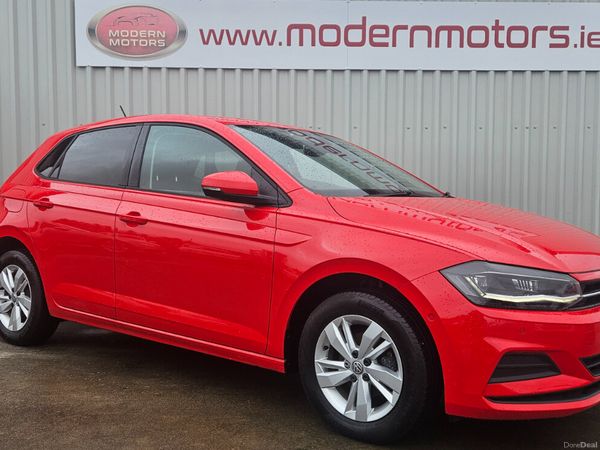 Volkswagen Polo Hatchback, Petrol, 2020, Red