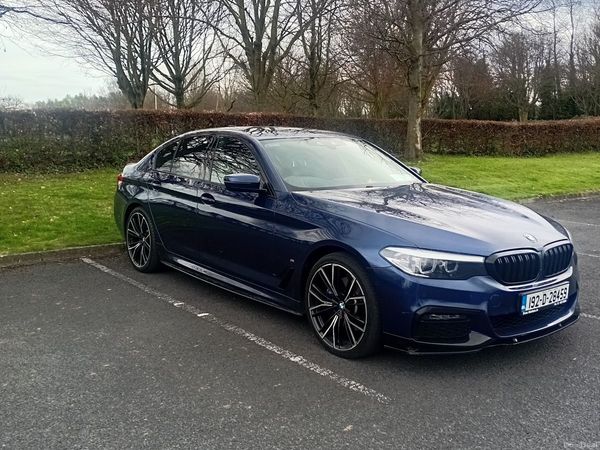 BMW 5-Series Saloon, Petrol Plug-in Hybrid, 2019, Blue