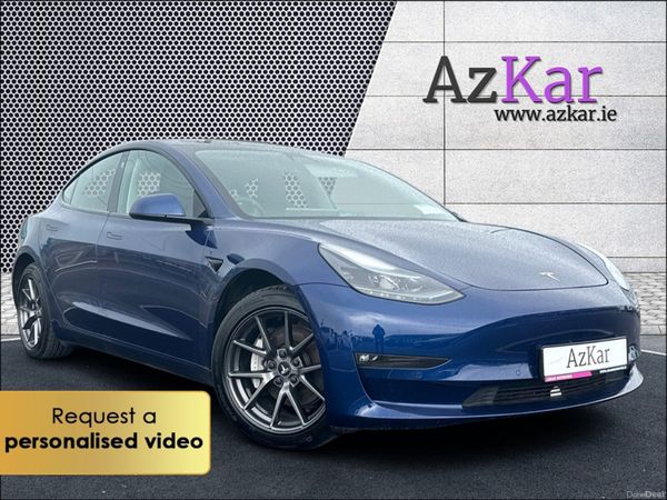 Tesla Model 3 Saloon, Electric, 2021, Blue