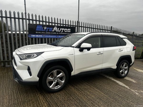 Toyota RAV4 SUV, Petrol Hybrid, 2019, White