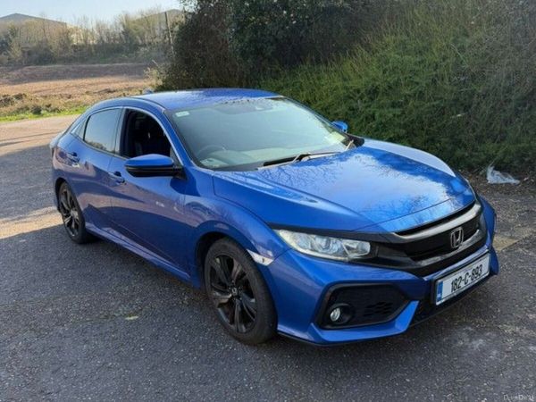 Honda Civic Hatchback, Petrol, 2018, Blue