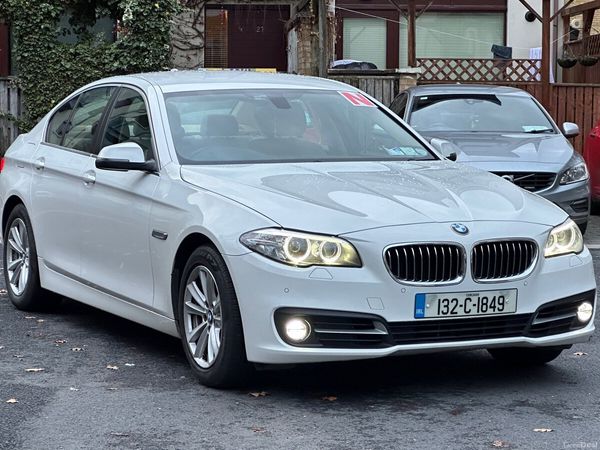 BMW 5-Series Saloon, Diesel, 2013, White