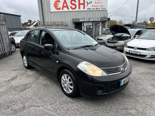 Nissan Tiida Saloon, Petrol, 2008, Black