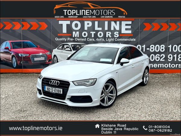 Audi A3 Saloon, Petrol, 2016, White