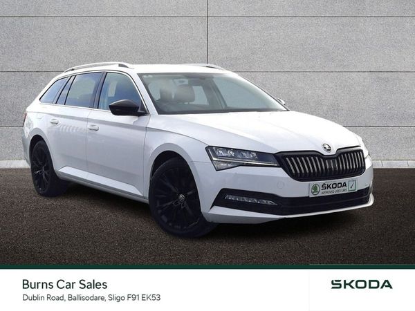 Skoda Superb Estate, Diesel, 2021, White