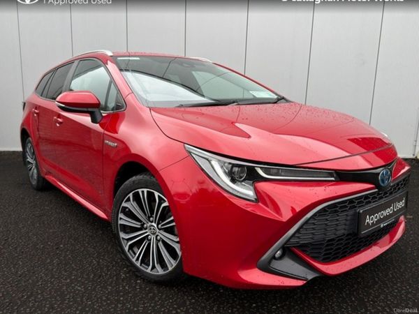 Toyota Corolla Estate, Petrol Hybrid, 2021, Red