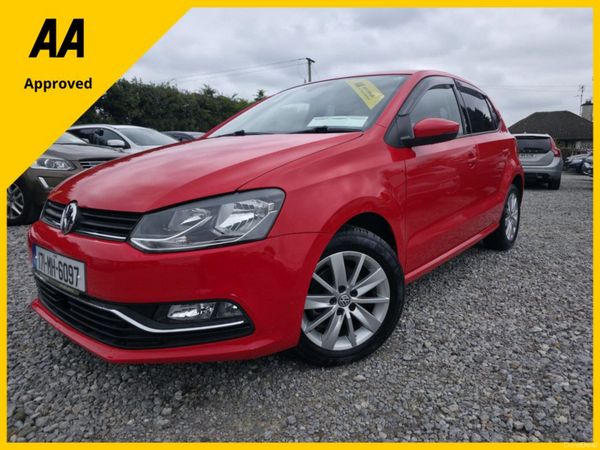 Volkswagen Polo Hatchback, Petrol, 2017, Red