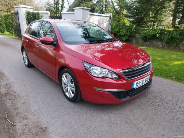 Peugeot 308 Hatchback, Diesel, 2015, Red
