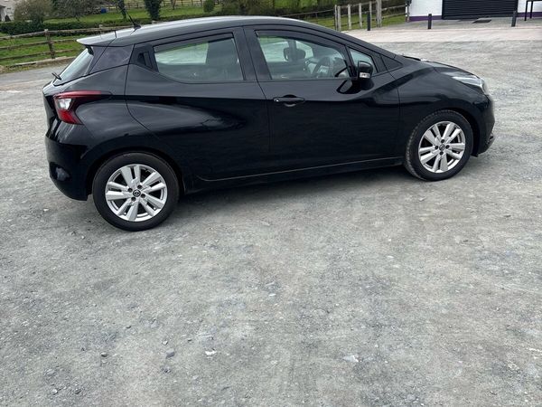 Nissan Micra Hatchback, Petrol, 2021, Black