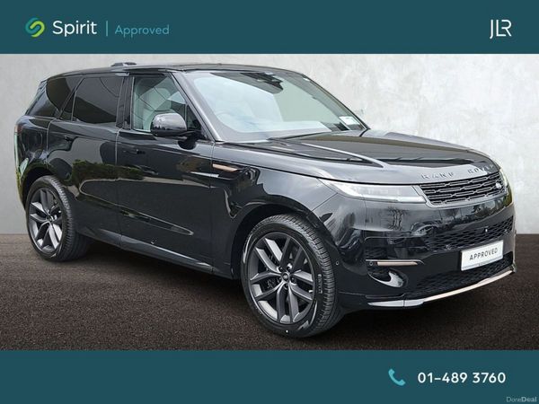 Land Rover Range Rover Sport SUV, Petrol Plug-in Hybrid, 2023, Black