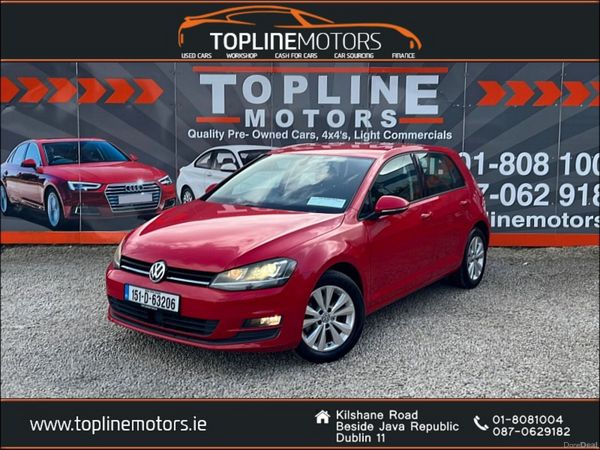 Volkswagen Golf Hatchback, Petrol, 2015, Red