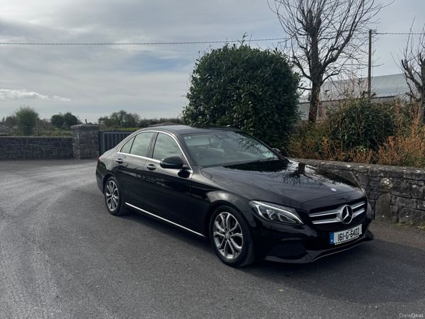 Mercedes-Benz C-Class Saloon, Petrol Plug-in Hybrid, 2016, Black
