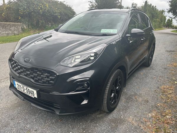 Kia Sportage SUV, Diesel Hybrid, 2021, Black