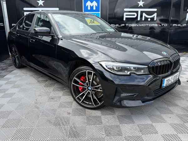 BMW 3-Series Saloon, Petrol Hybrid, 2020, Black