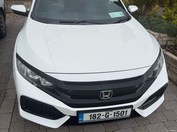 Honda Civic Hatchback, Petrol, 2018, White