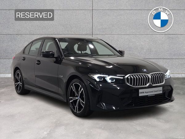 BMW 3-Series Saloon, Petrol Plug-in Hybrid, 2023, Black