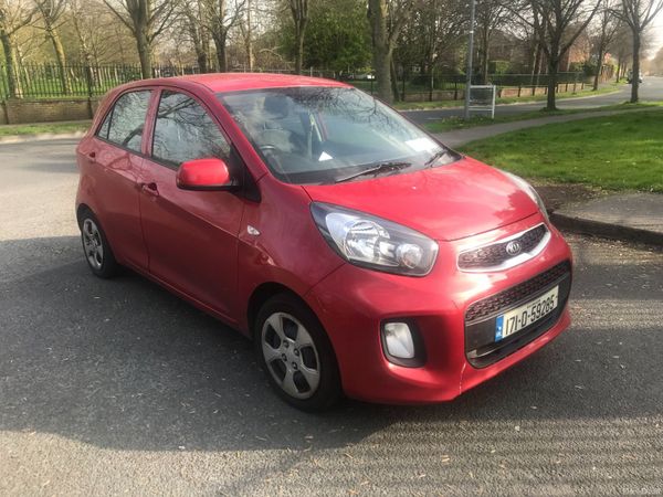 Kia Picanto Hatchback, Petrol, 2017, Red