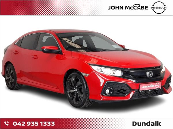 Honda Civic Hatchback, Petrol, 2019, Red