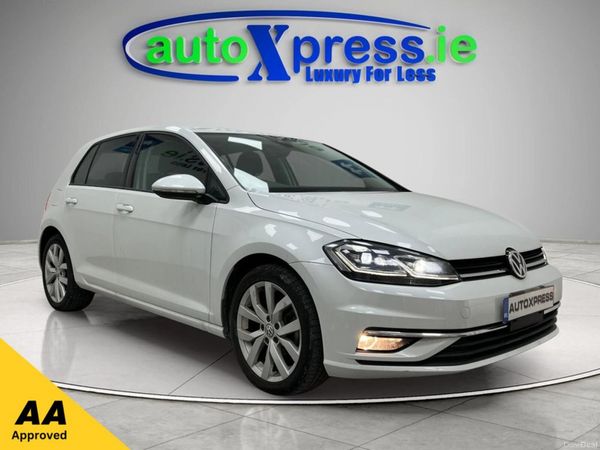 Volkswagen Golf Hatchback, Petrol, 2018, White