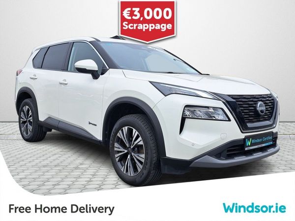 Nissan X-Trail SUV, Petrol Hybrid, 2023, White