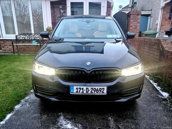 BMW 5-Series Saloon, Diesel, 2017, Blue