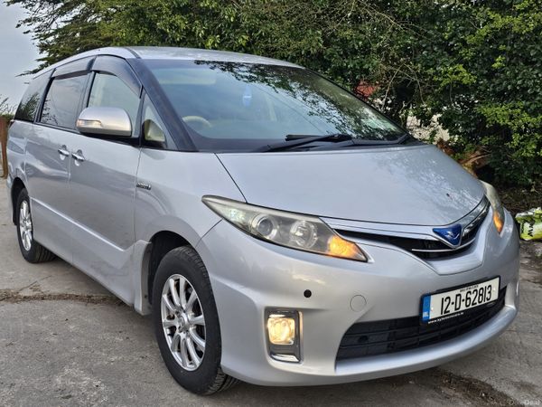 Toyota Estima MPV, Petrol Hybrid, 2012, Silver