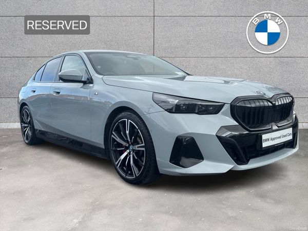 BMW 5-Series Saloon, Petrol Plug-in Hybrid, 2024, Grey