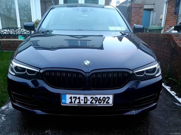 BMW 5-Series Saloon, Diesel, 2017, Blue