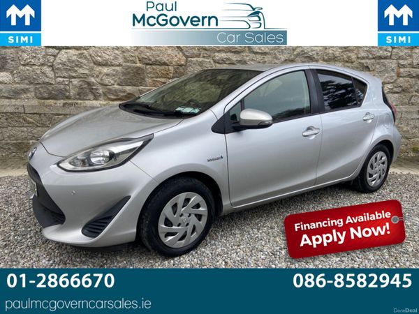 Toyota Aqua Hatchback, Petrol Hybrid, 2019, Silver