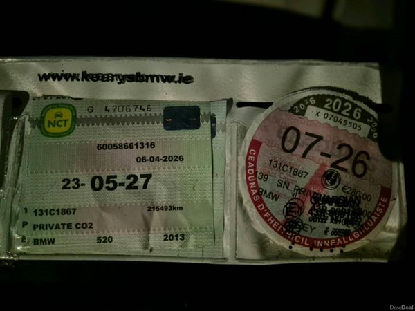 BMW 5-Series Saloon, Diesel, 2013, Grey