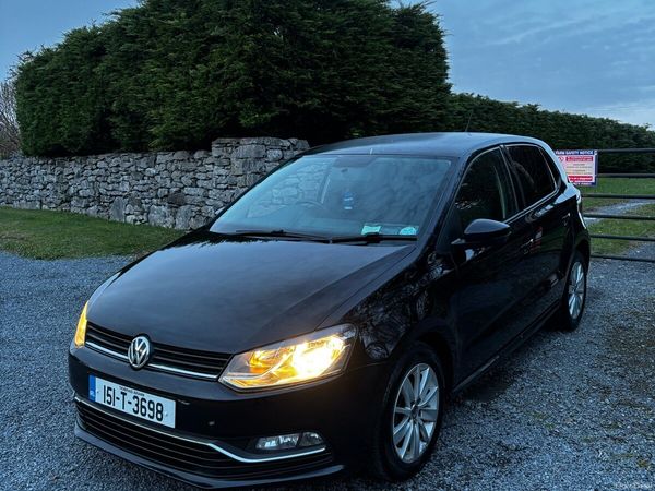 Volkswagen Polo Hatchback, Diesel, 2015, Black
