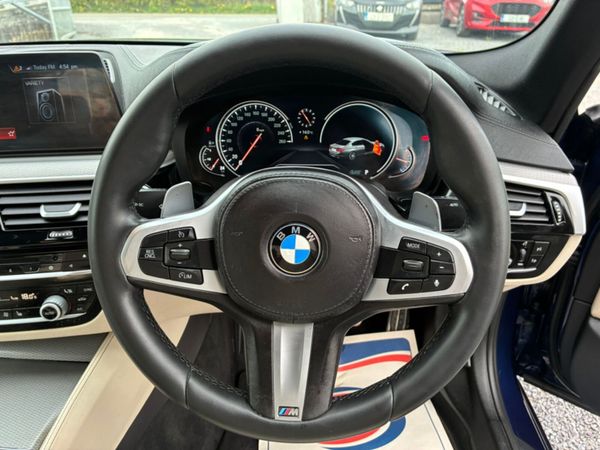BMW 5-Series Saloon, Diesel, 2017, Blue