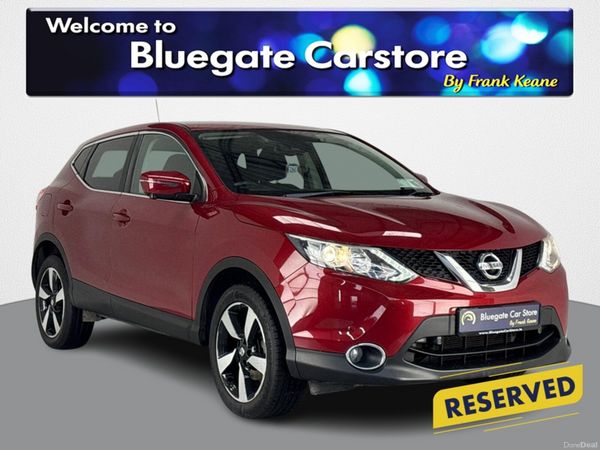 Nissan Qashqai Hatchback, Petrol, 2017, Red