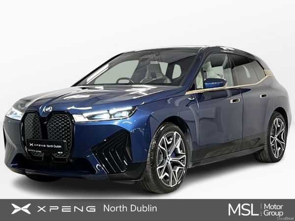 BMW iX SUV, Electric, 2022, Blue