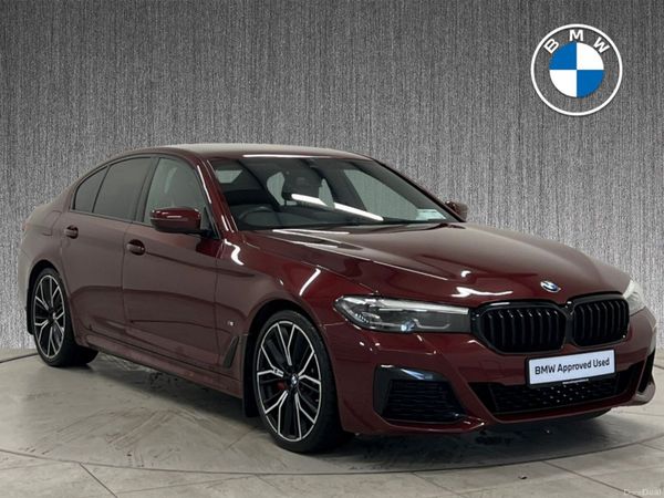 BMW 5-Series Saloon, Diesel, 2022, Red