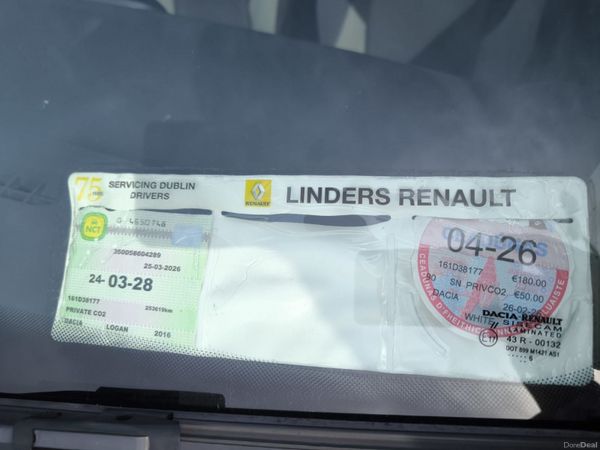 Dacia Logan Estate, Diesel, 2016, White