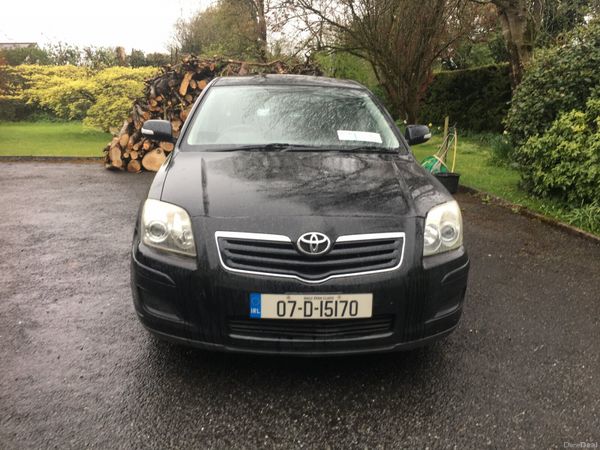 Toyota Avensis Saloon, Petrol, 2007, Black