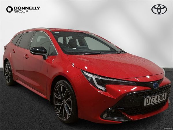 Toyota Corolla Estate, Petrol Hybrid, 2025, Red