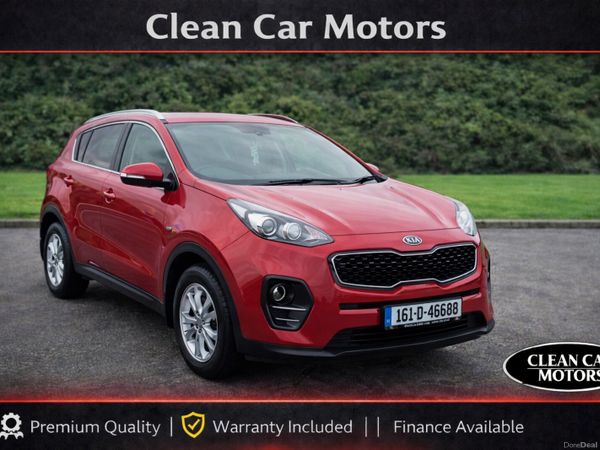Kia Sportage SUV, Diesel, 2016, Red