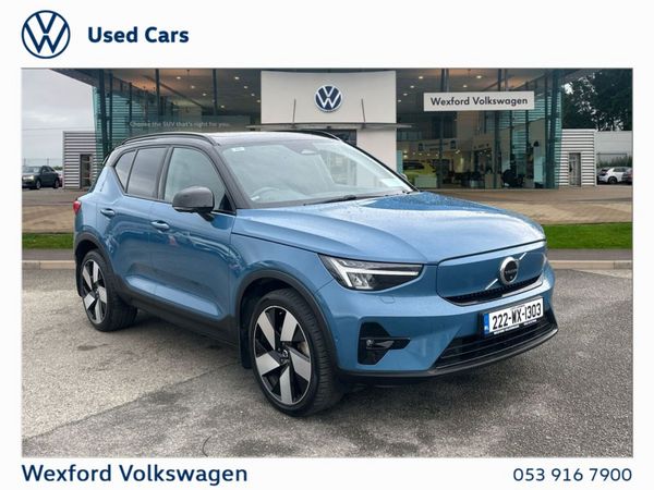 Volvo XC40 Estate, Electric, 2022, Blue