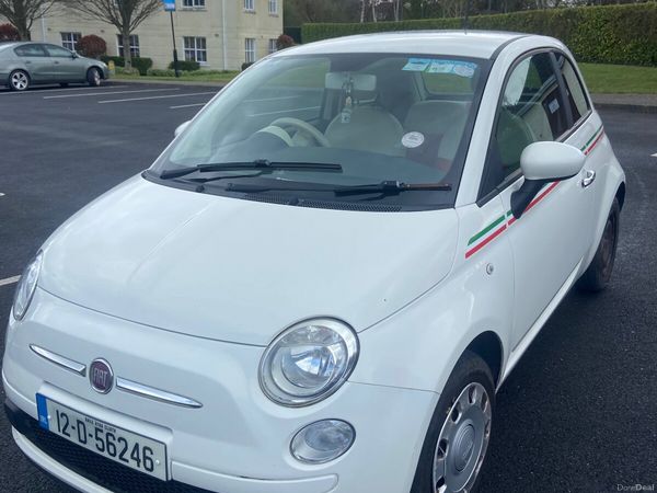 Fiat 500 Hatchback, Petrol, 2012, White